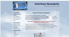 Desktop Screenshot of ferienhaus-meeresbrise.de